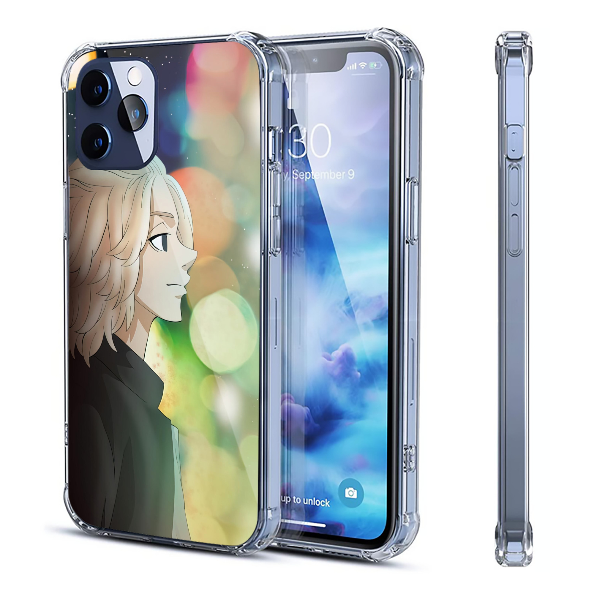 （画像用） 東京リベンジャーズ Tokyo Revengers 【iPhone 12シリーズ対応】透明スマホケース（クリアソフトケース）